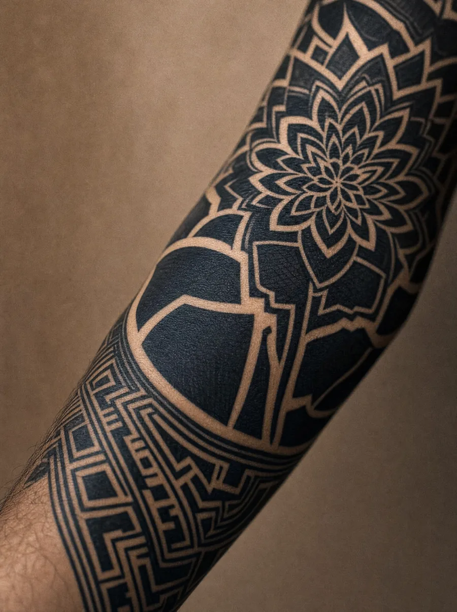 Blackwork Tattoo Stil