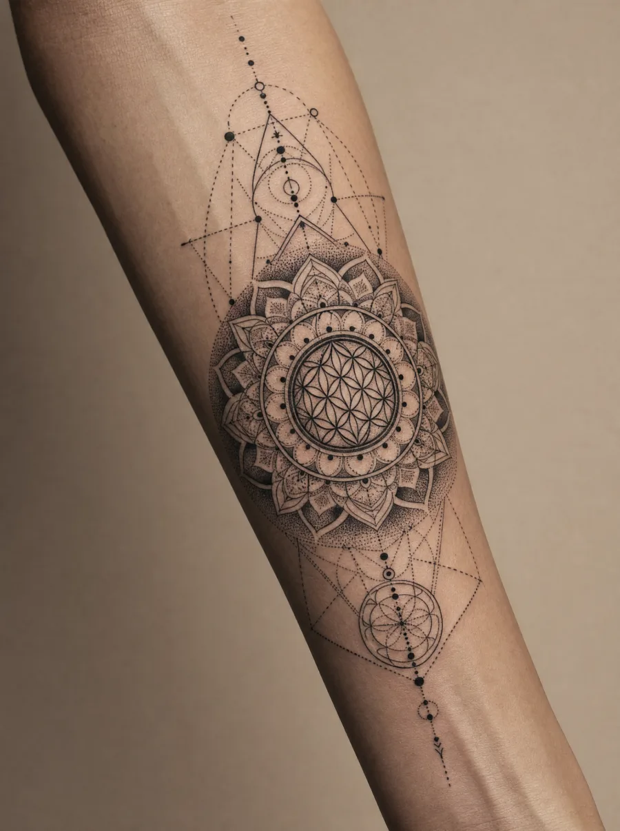 Dotwork Tattoo Stil
