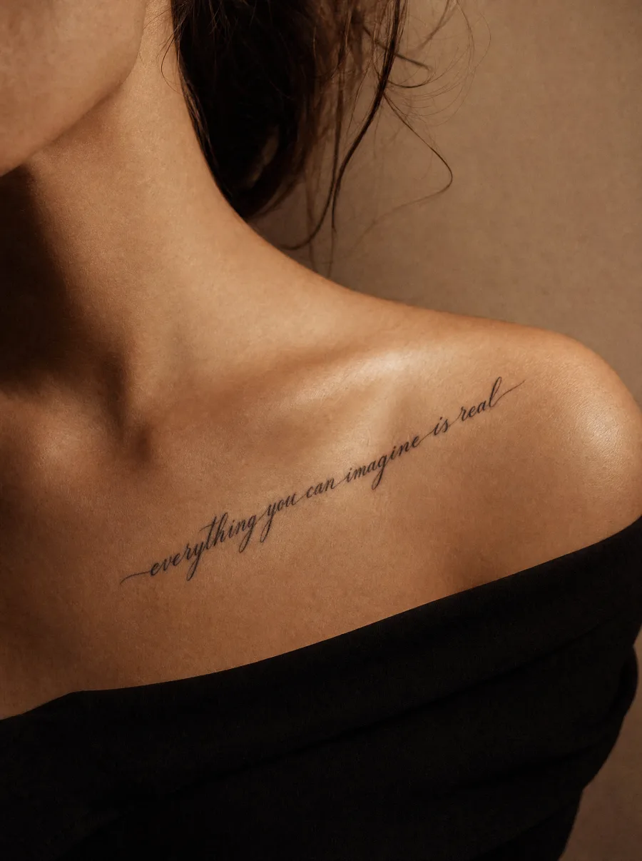 Lettering Tattoo Stil