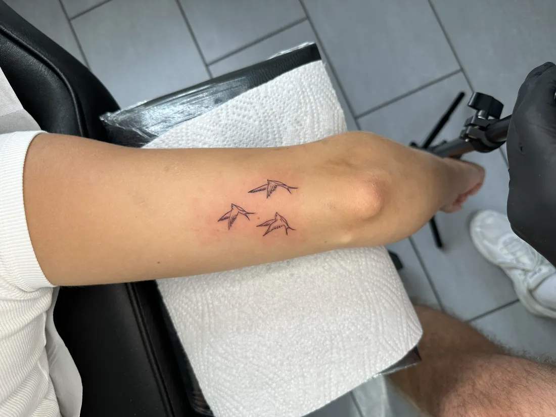Fine Line — Fine Line Tattoo von Marko